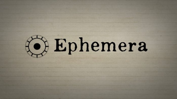 EPHEMERA 2019